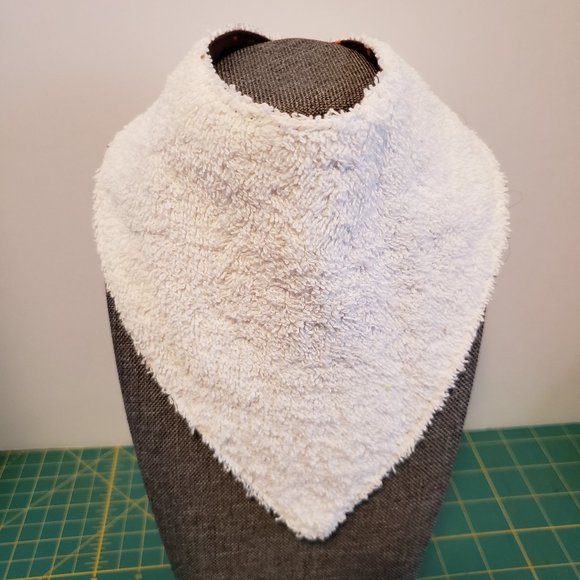 Handmade Lined Baby Drool Bandanas Set Of 3 - Picture 7 of 9